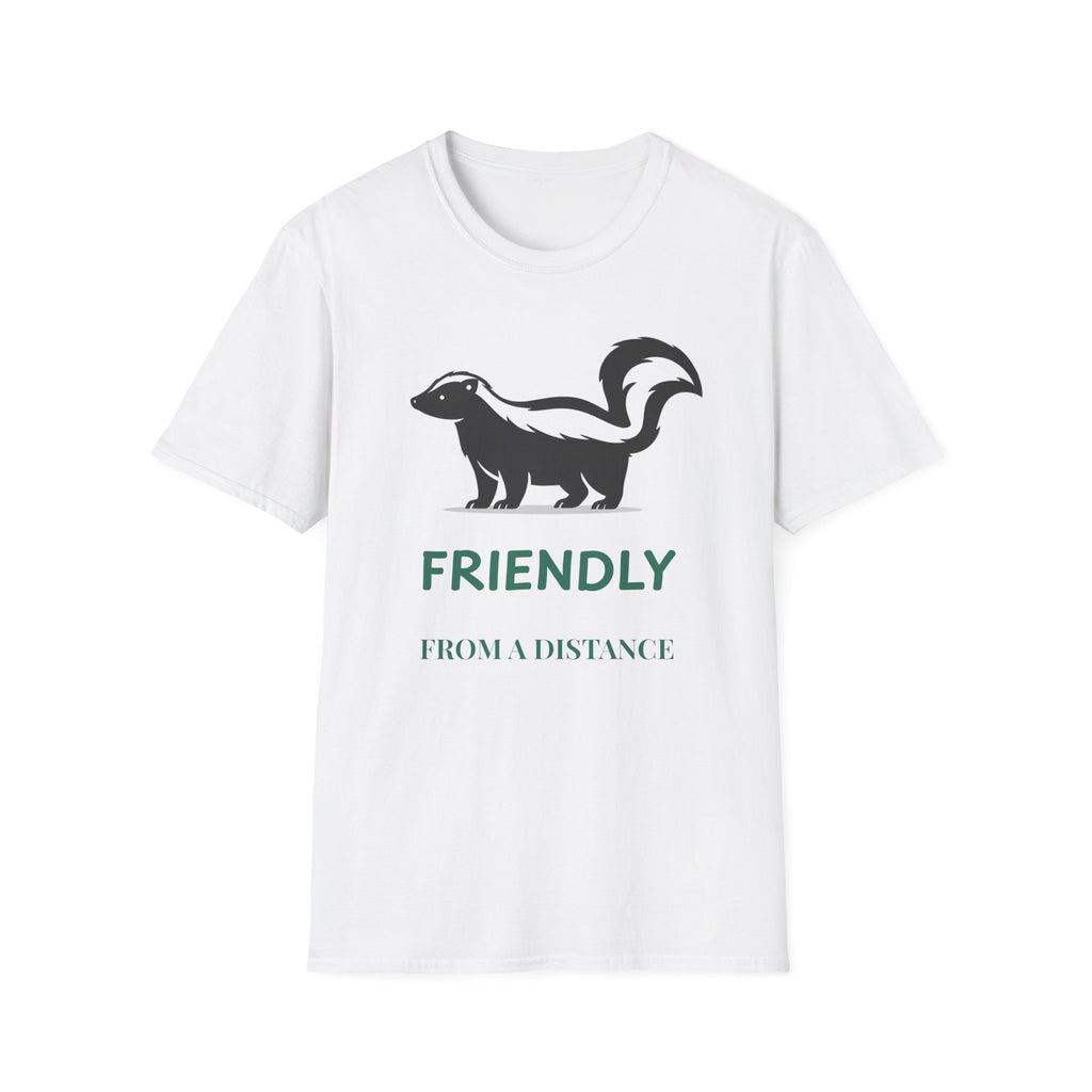 Skunk Friendly From A Distance Graphic T-Shirt