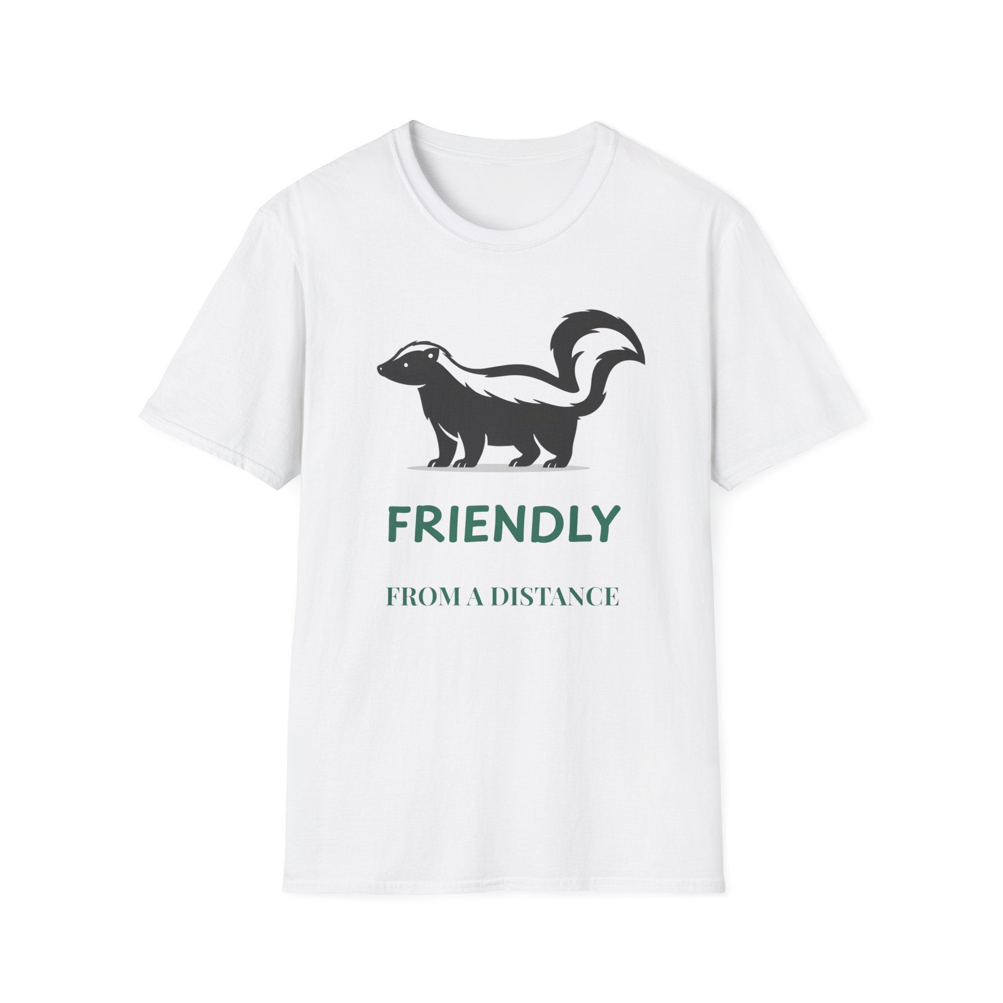 Skunk Friendly From A Distance Graphic T-Shirt