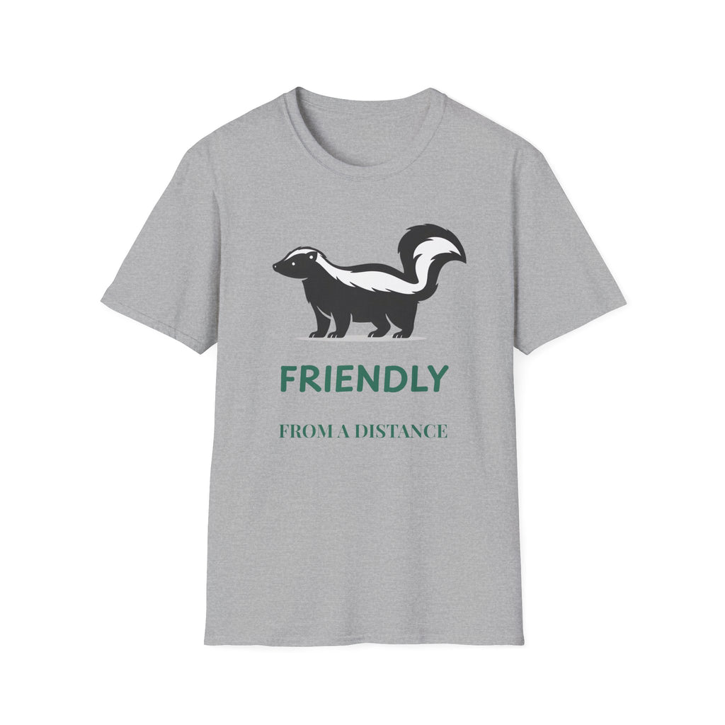 Skunk Friendly From A Distance Graphic T-Shirt