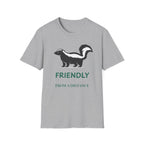 Skunk Friendly From A Distance Graphic T-Shirt