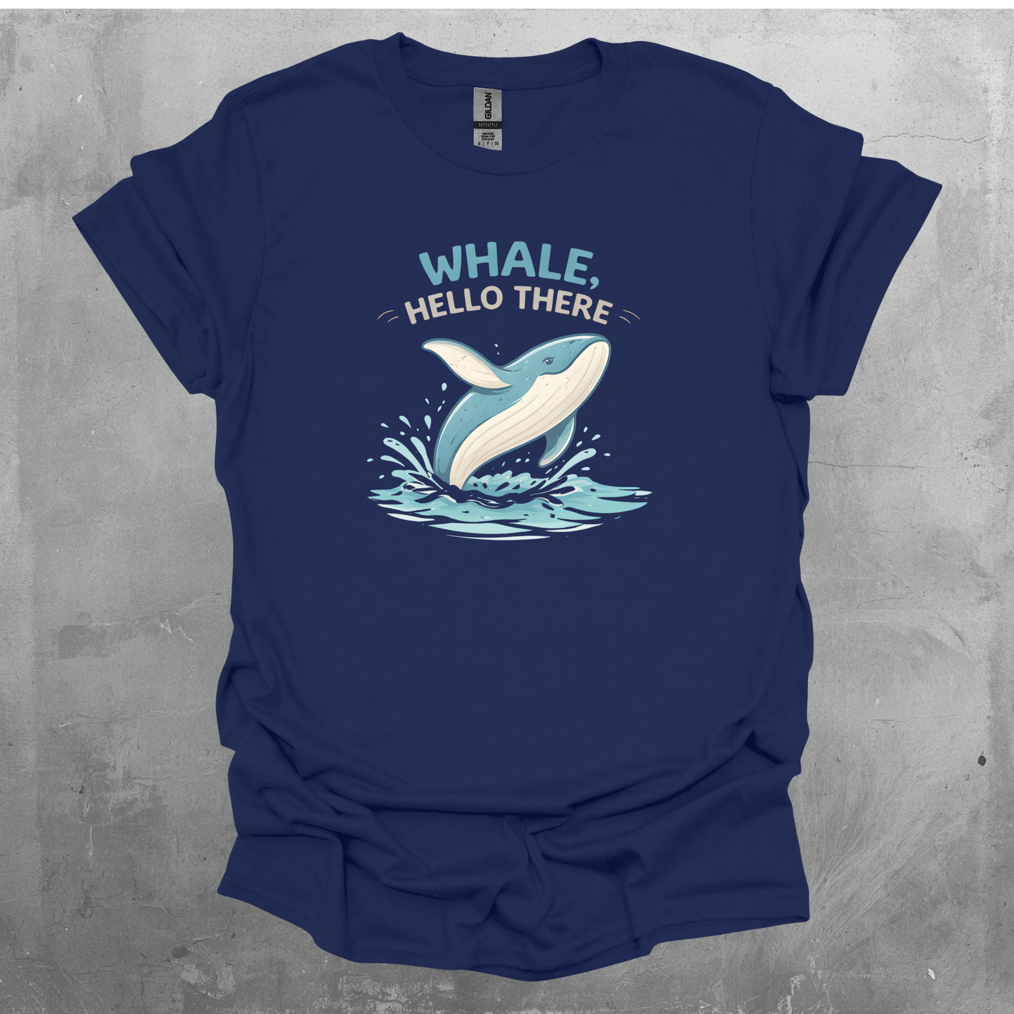 Whale Hello There Graphic T-Shirt