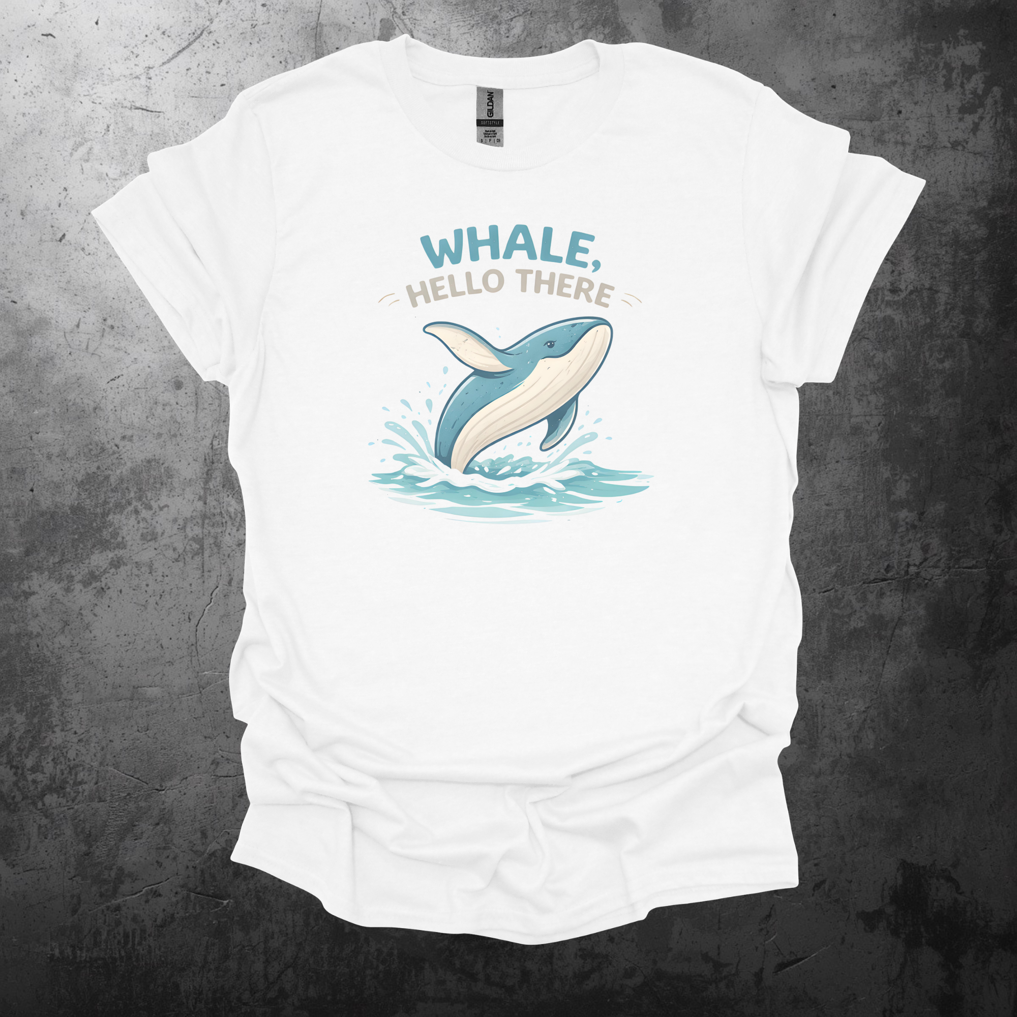 Whale Hello There Graphic T-Shirt