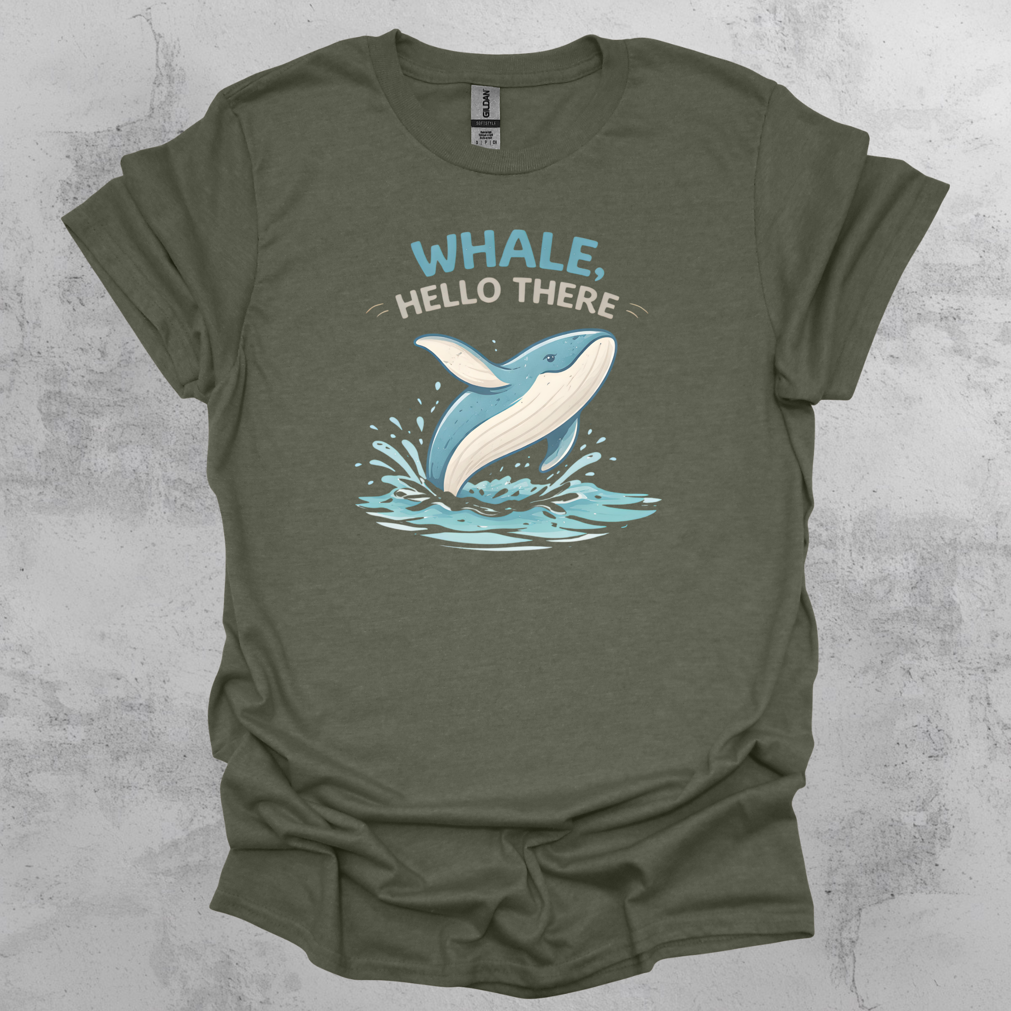 Whale Hello There Graphic T-Shirt