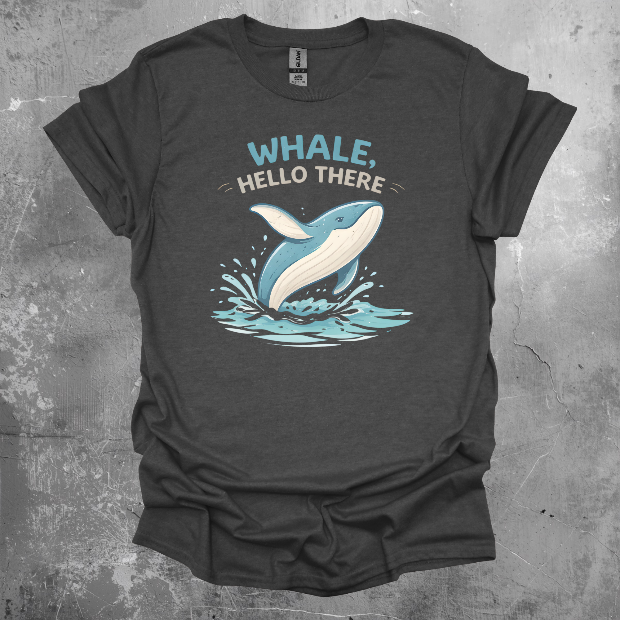 Whale Hello There Graphic T-Shirt
