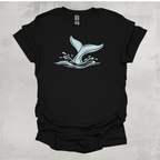 Whale Tail 1 Graphic T-Shirt