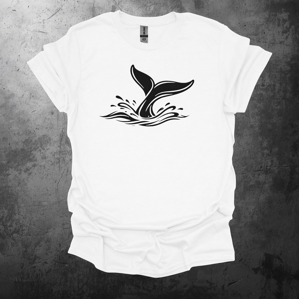 Whale Tail 1 Graphic T-Shirt