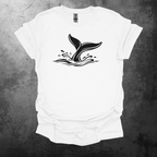 Whale Tail 1 Graphic T-Shirt