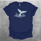 Whale Tail 1 Graphic T-Shirt