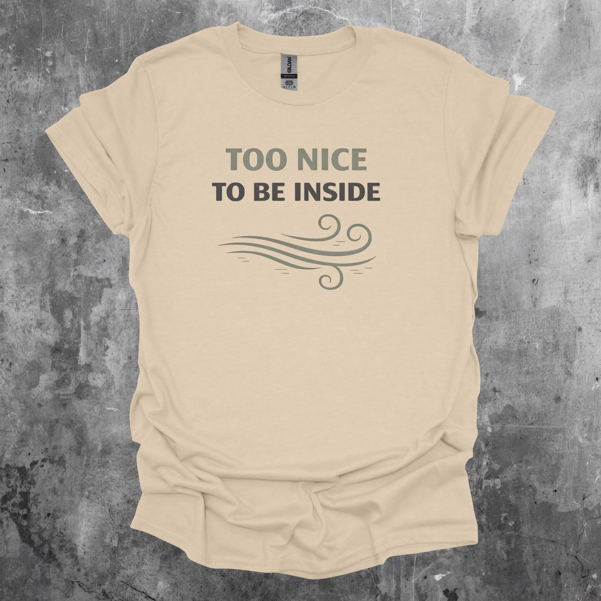 Too Nice To Be Inside Graphic T-Shirt
