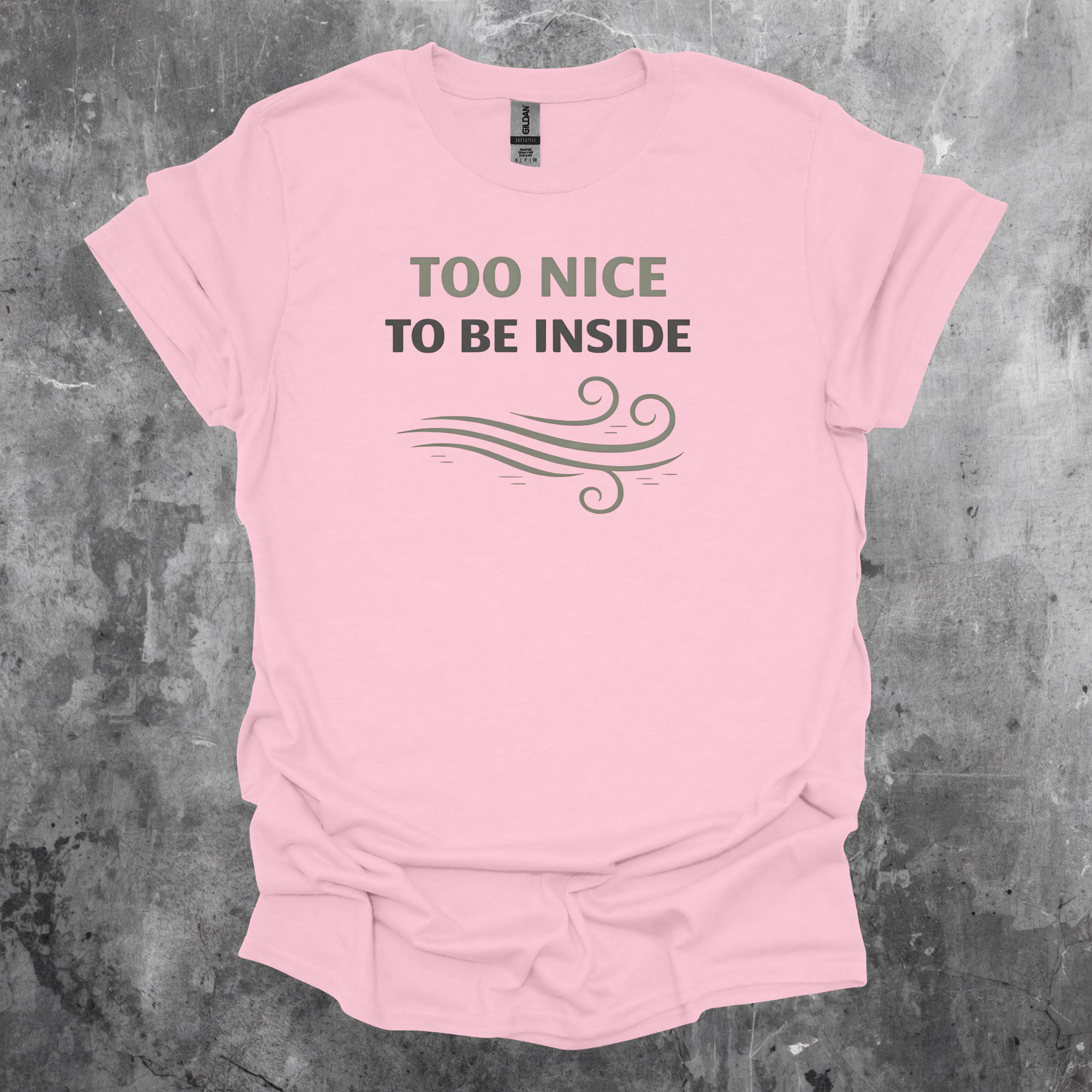 Too Nice To Be Inside Graphic T-Shirt