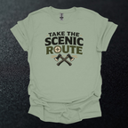 Take The Scenic Route Graphic T-Shirt