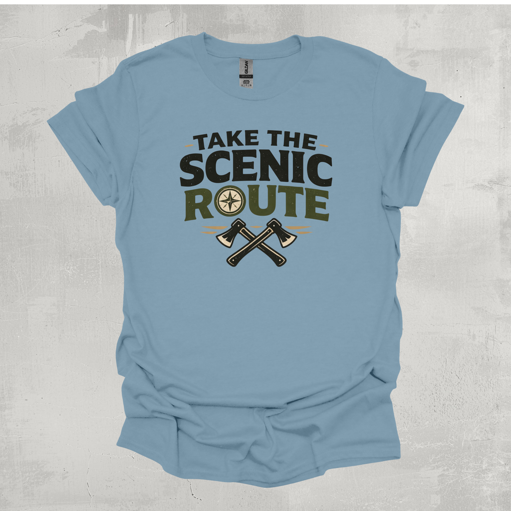 Take The Scenic Route Graphic T-Shirt