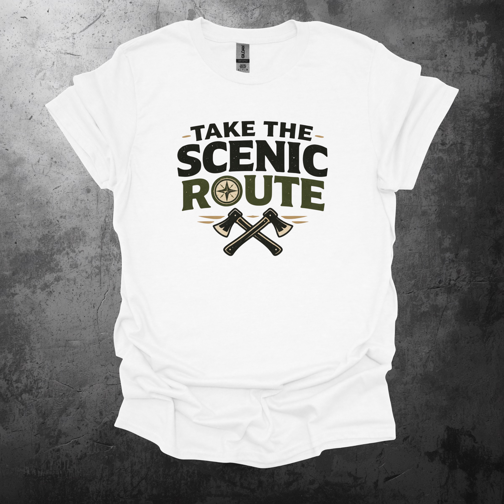 Take The Scenic Route Graphic T-Shirt