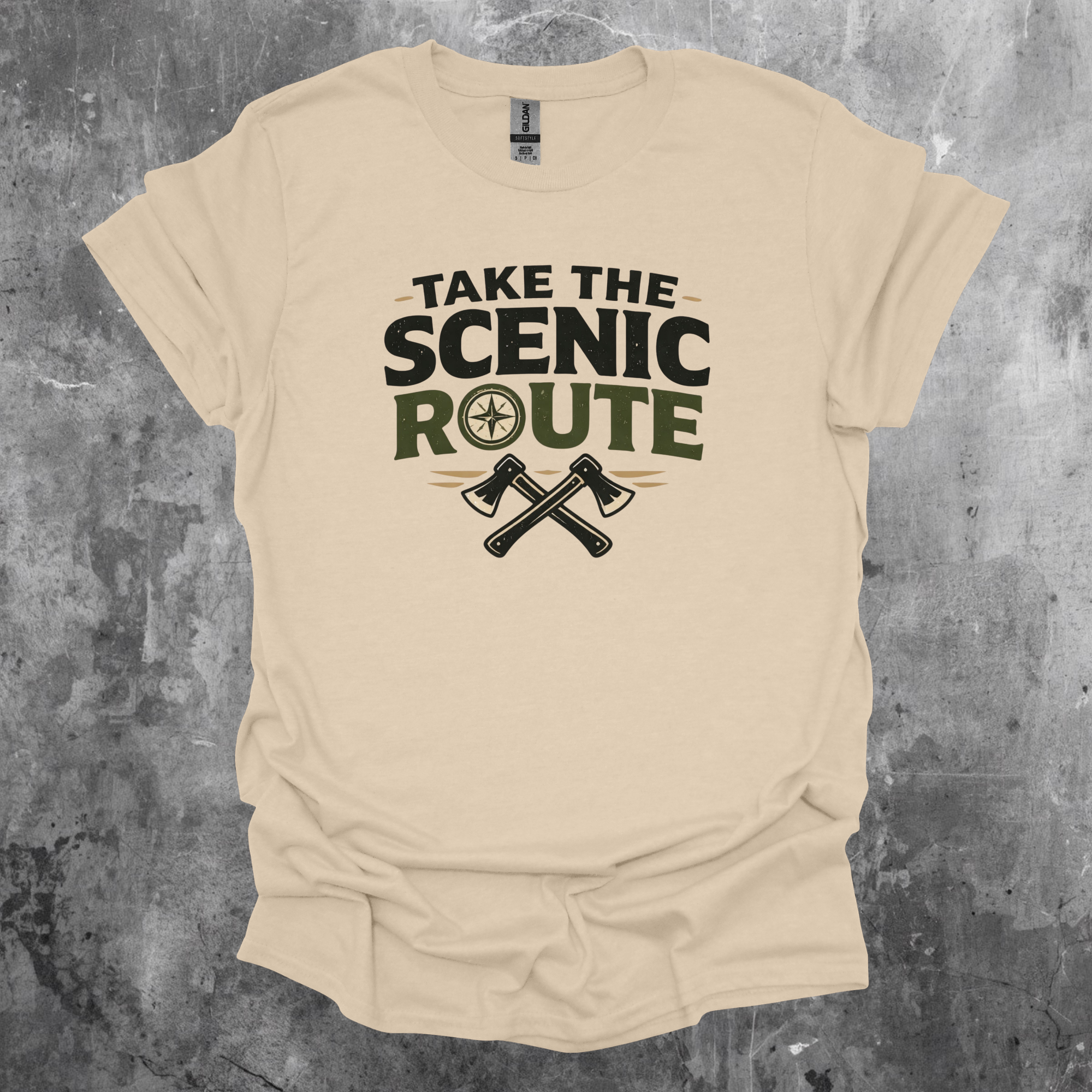 Take The Scenic Route Graphic T-Shirt