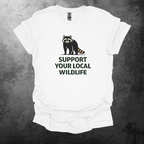 Support Your Local Wildlife Graphic T-Shirt
