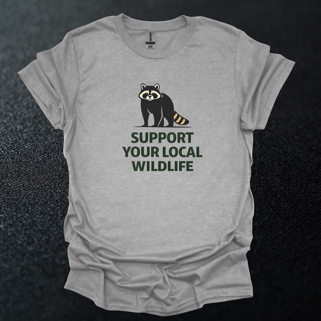 Support Your Local Wildlife Graphic T-Shirt