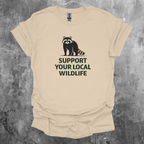 Support Your Local Wildlife Graphic T-Shirt