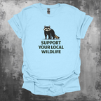 Support Your Local Wildlife Graphic T-Shirt