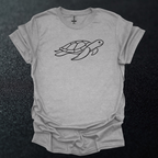 Sea Turtle Line Art Graphic T-Shirt