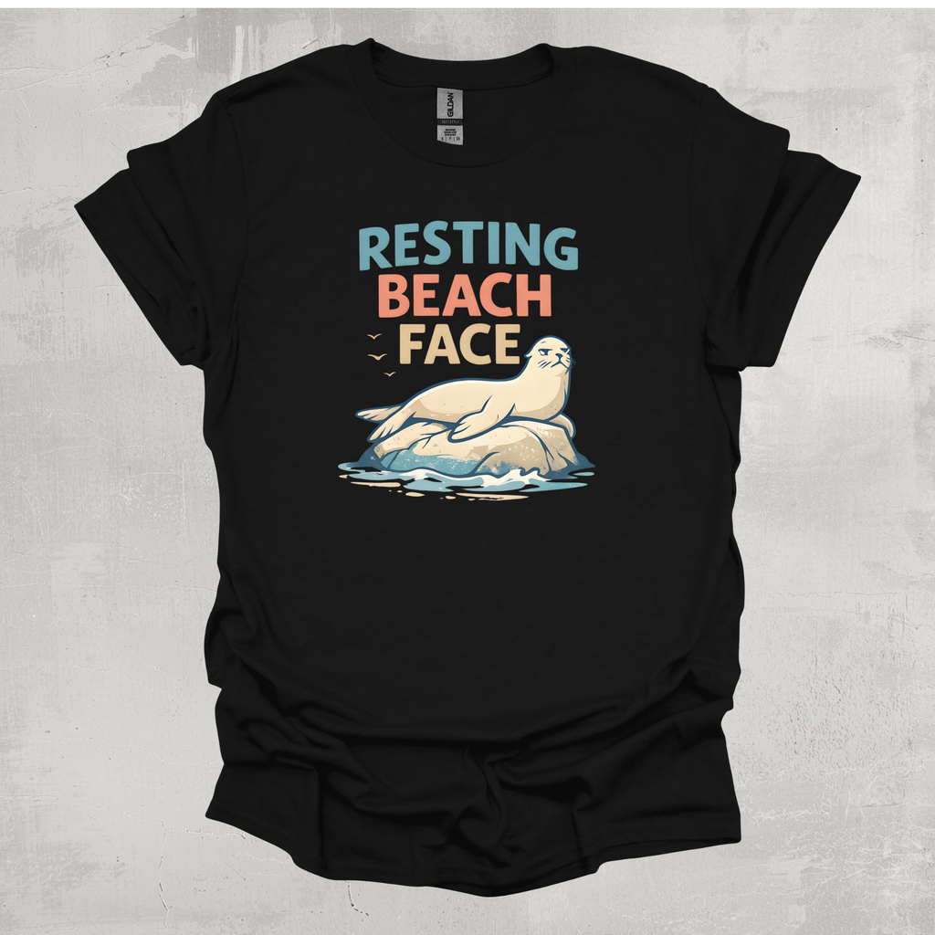 Resting Beach Face T-Shirt