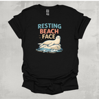 Resting Beach Face T-Shirt