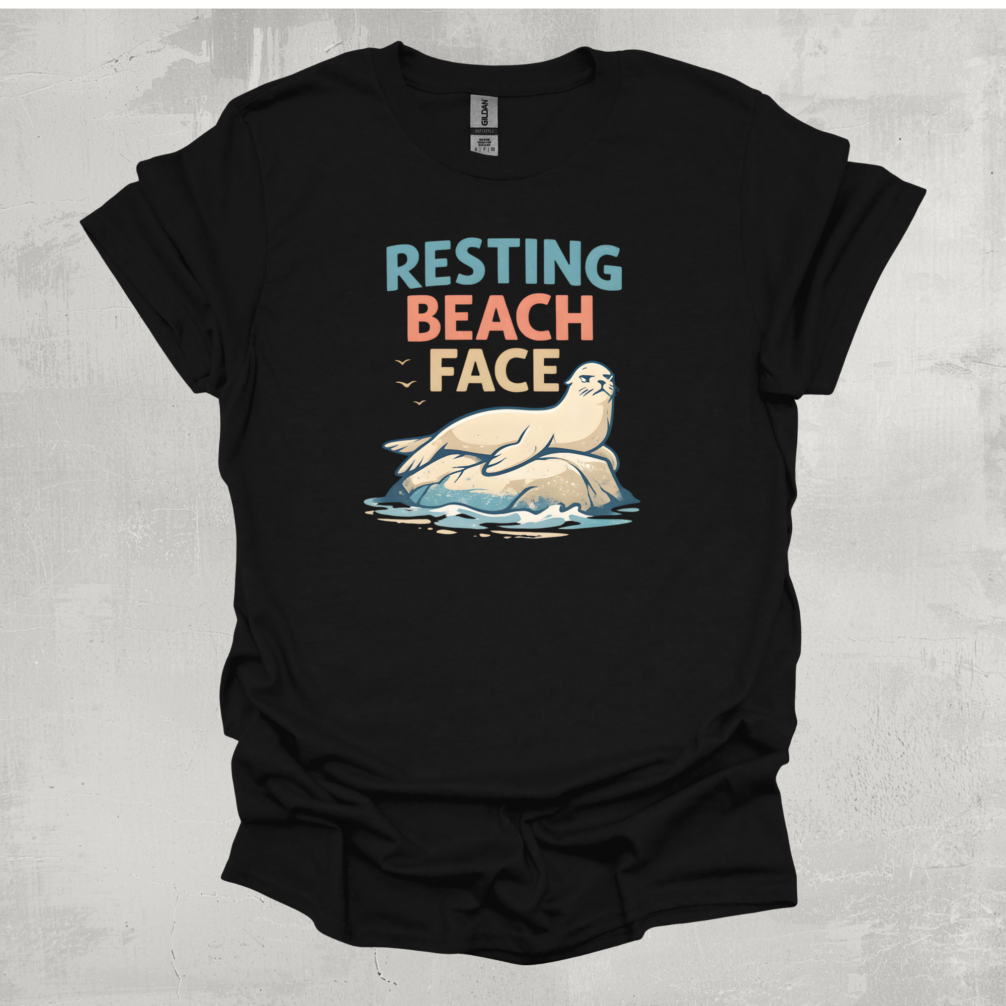 Resting Beach Face T-Shirt
