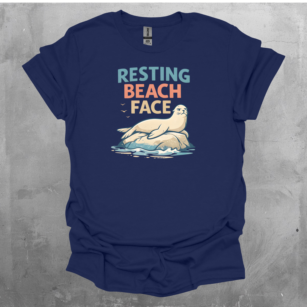 Resting Beach Face T-Shirt