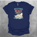 Resting Beach Face T-Shirt