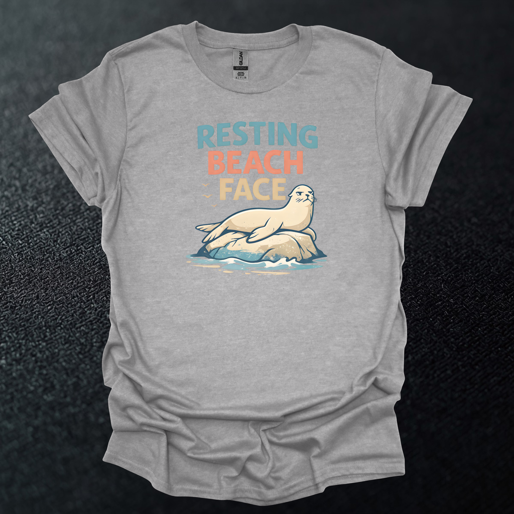 Resting Beach Face T-Shirt
