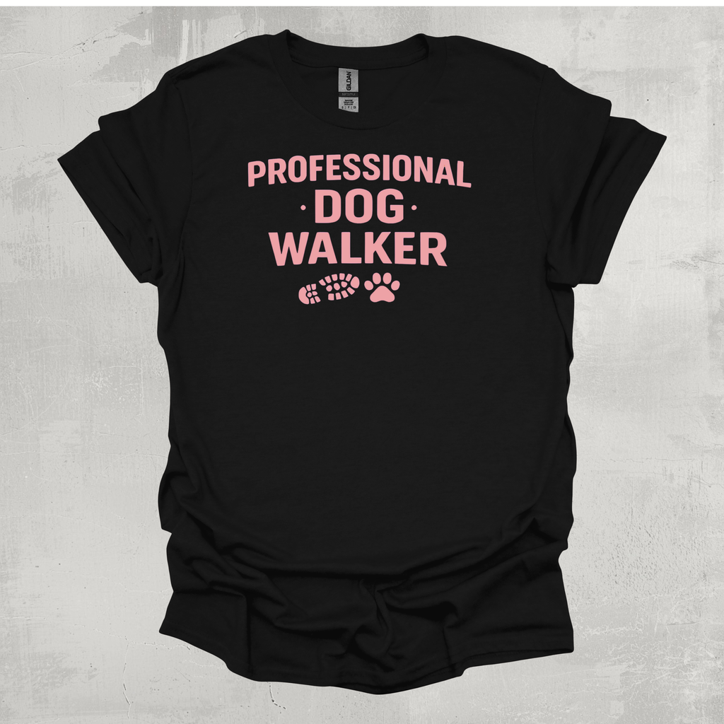 Profesional Dog Walker Graphic T-Shirt