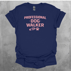 Profesional Dog Walker Graphic T-Shirt