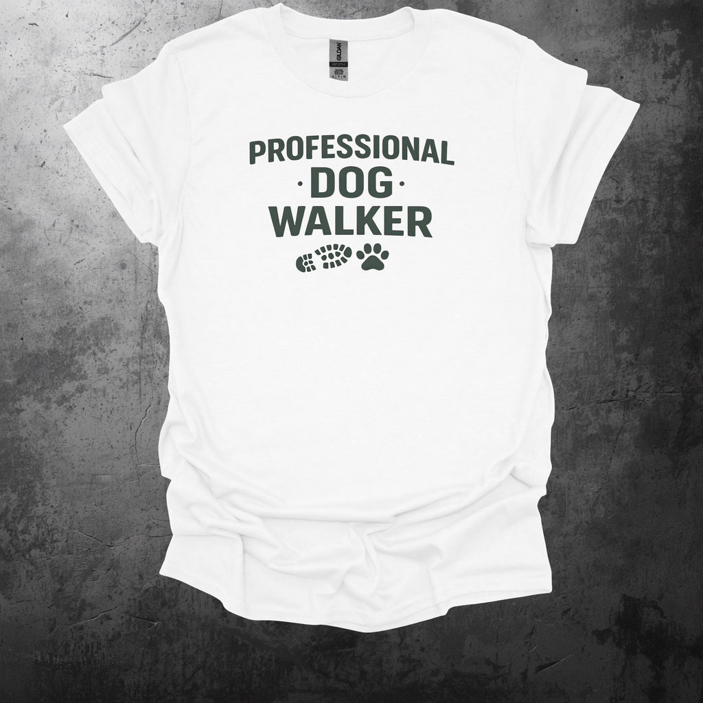 Profesional Dog Walker Graphic T-Shirt