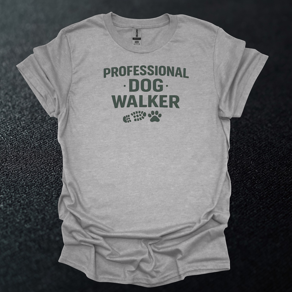 Profesional Dog Walker Graphic T-Shirt