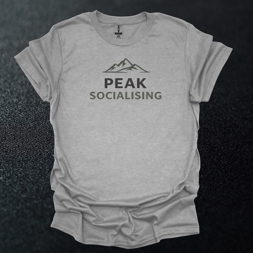 Peak Socialising Graphic T-Shirt