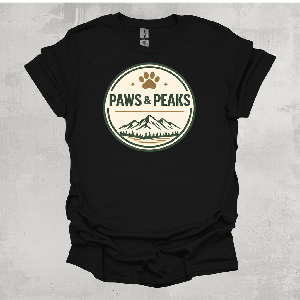 Paws and Peaks Graphic T-Shirt