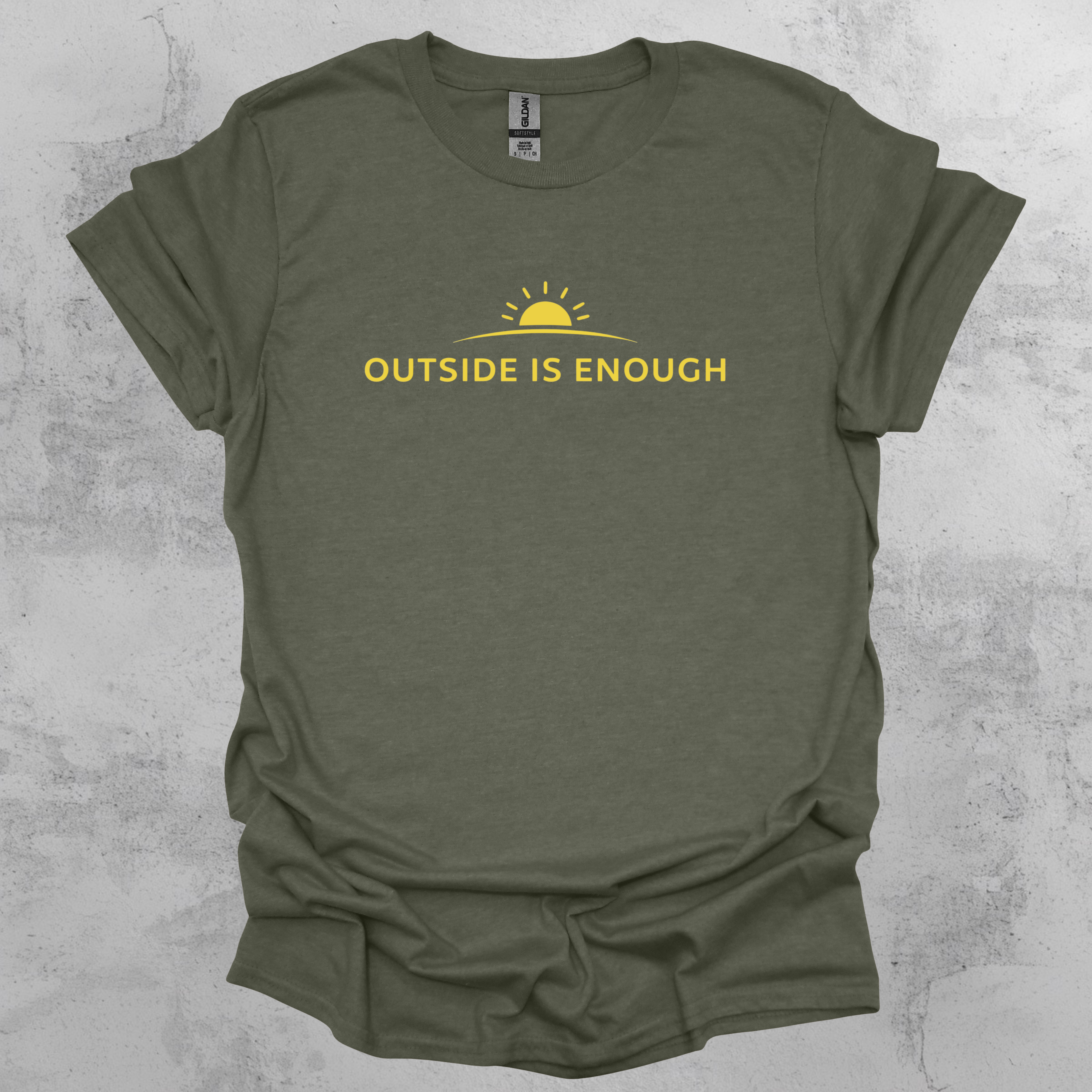 Outside Is Enough Graphic T-Shirt