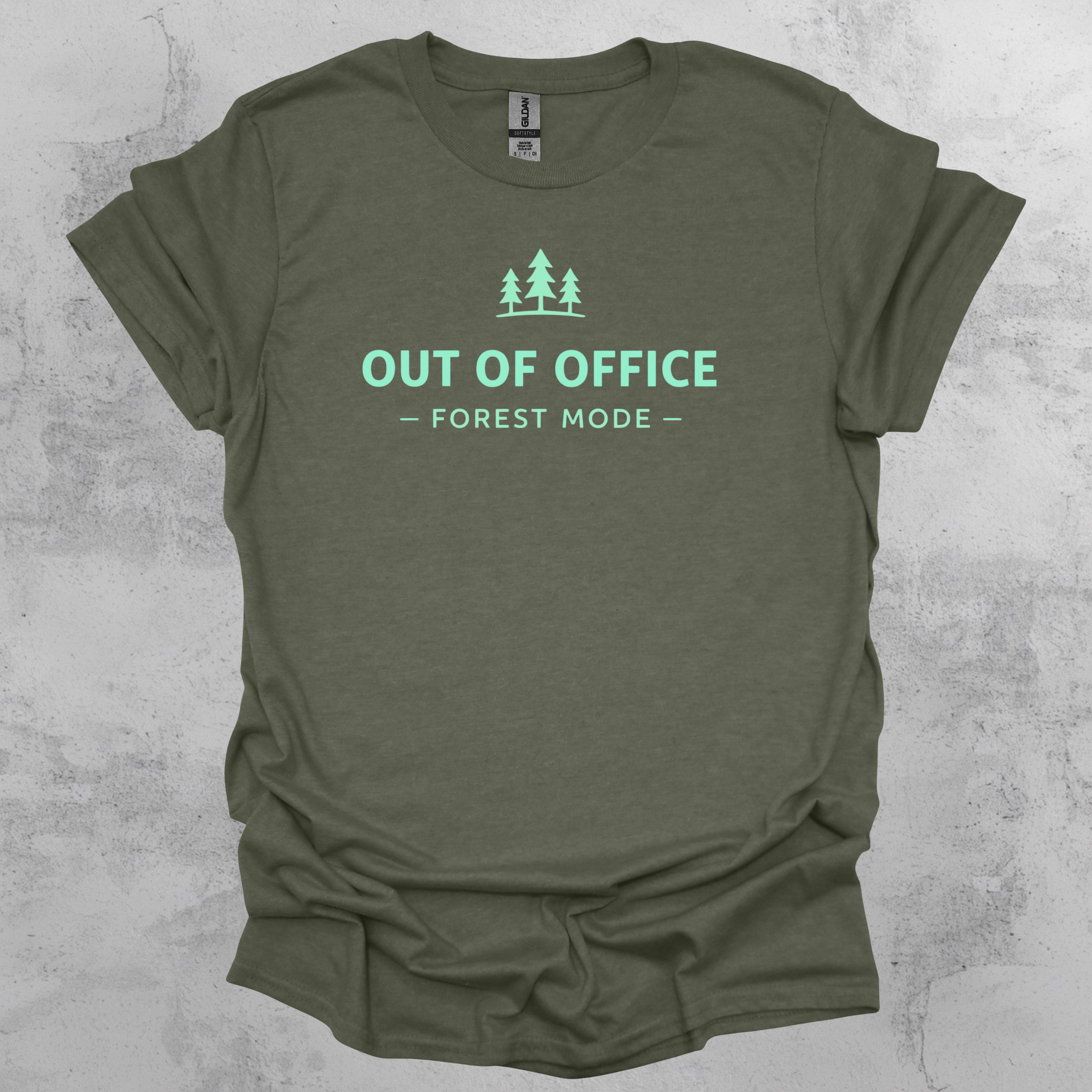 Out Of Office Forest Mode Graphic T-Shirt