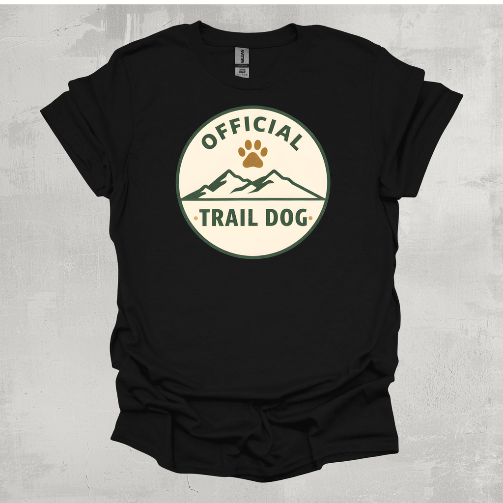 Official Trail Dog Badge Graphic T-Shirt