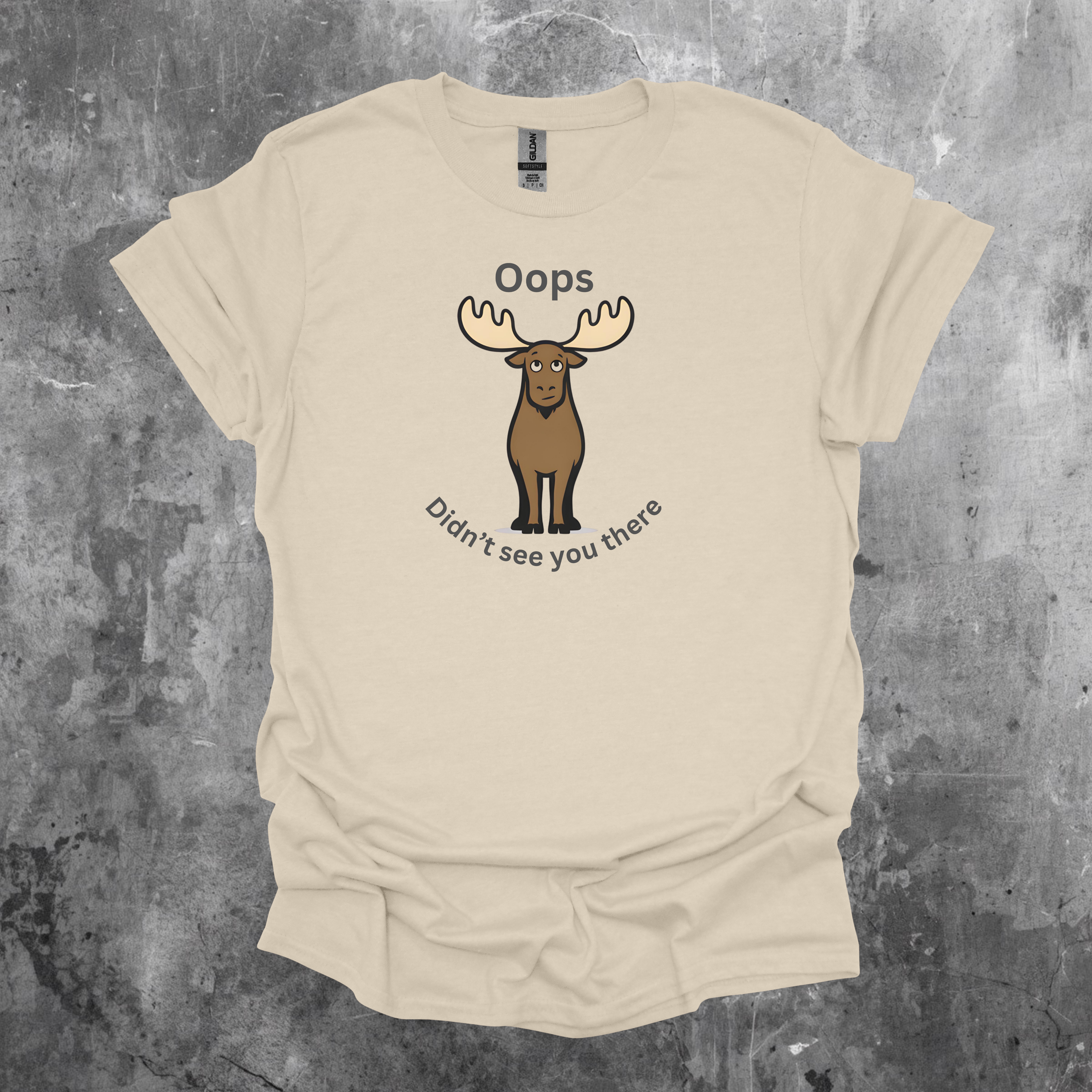 Moose Oops Didn't See You There Graphic T-Shirt