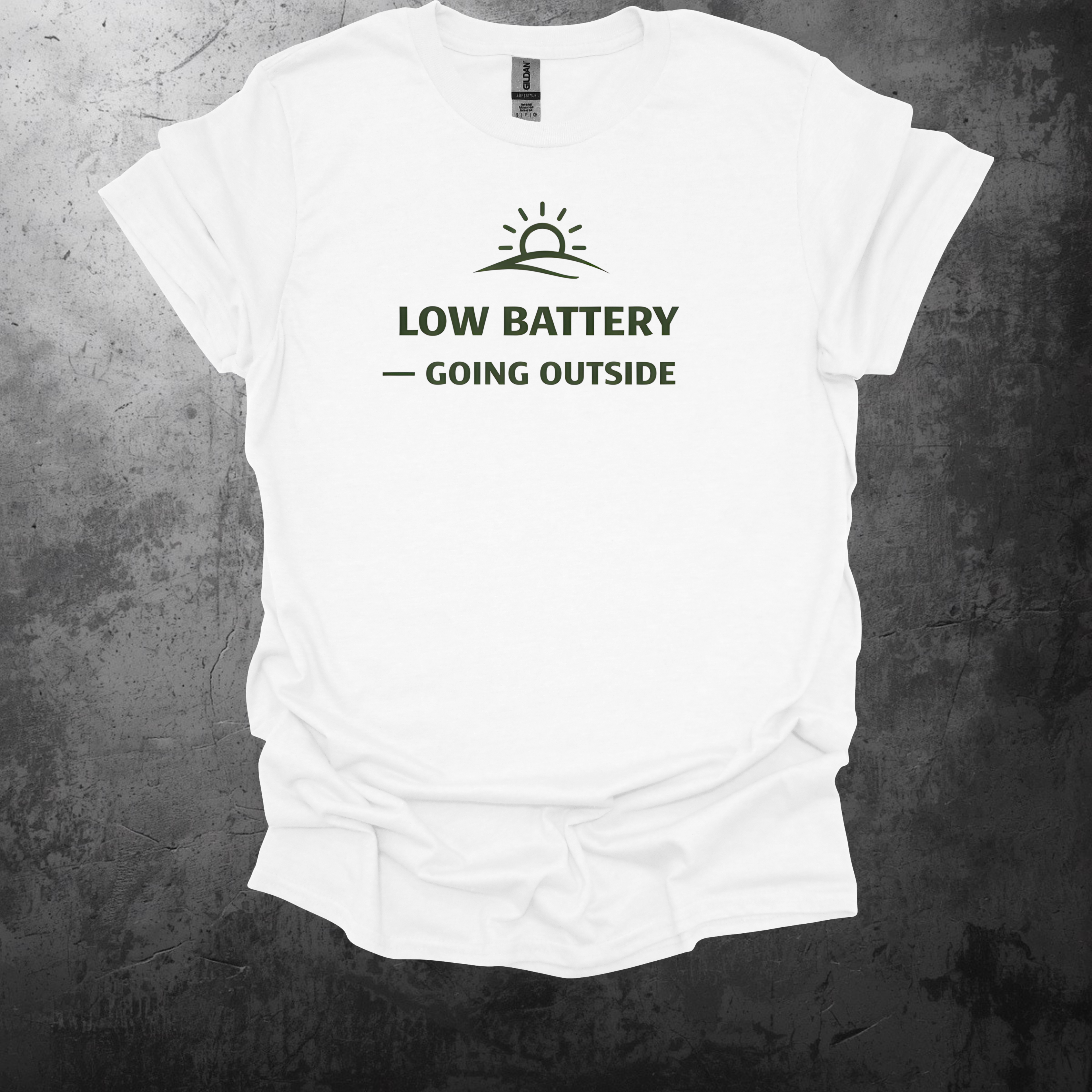 Low Battery - Going Outside T-Shirt