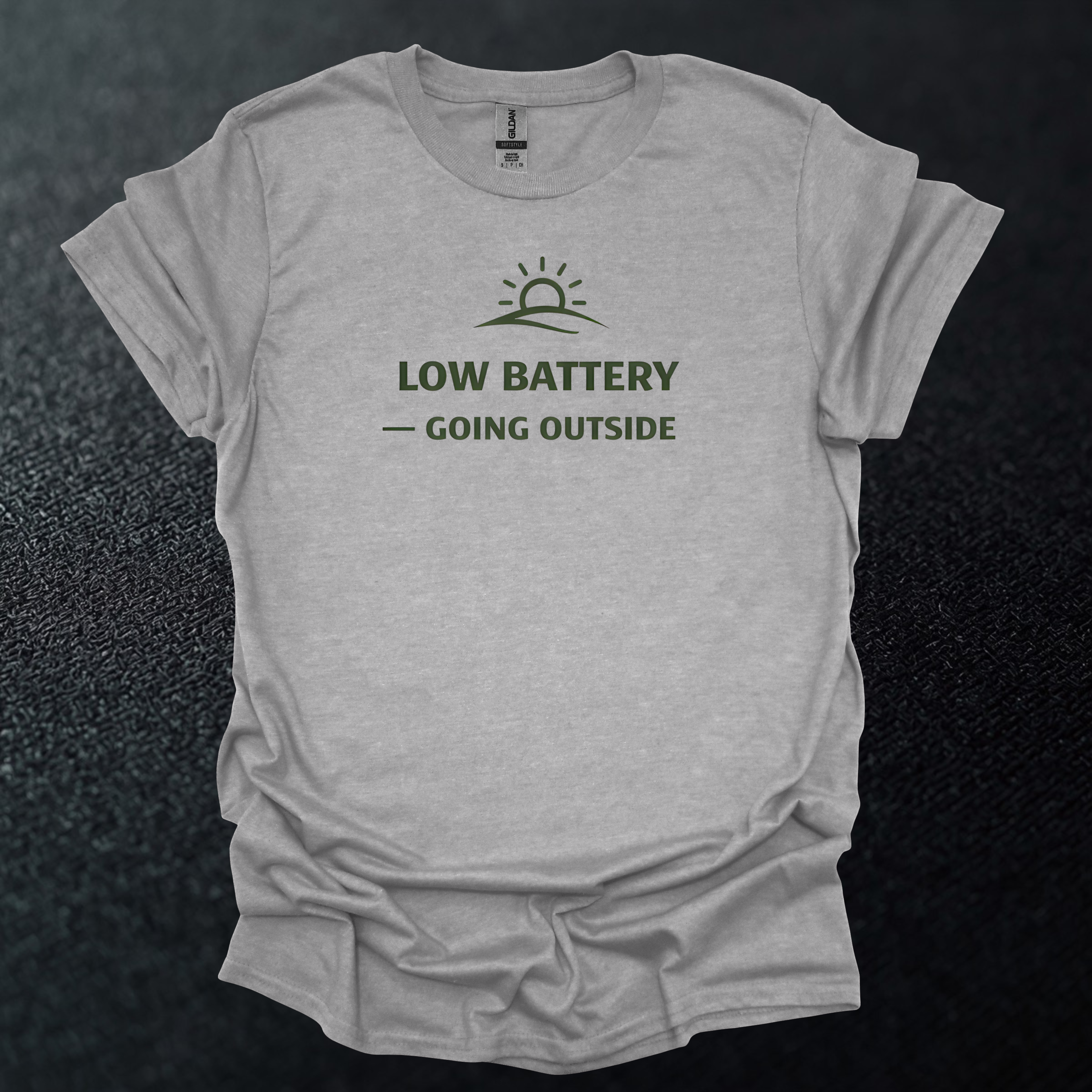 Low Battery - Going Outside T-Shirt