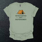 Introverted But Outdoorsy Graphic T-Shirt