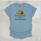 Introverted But Outdoorsy Graphic T-Shirt