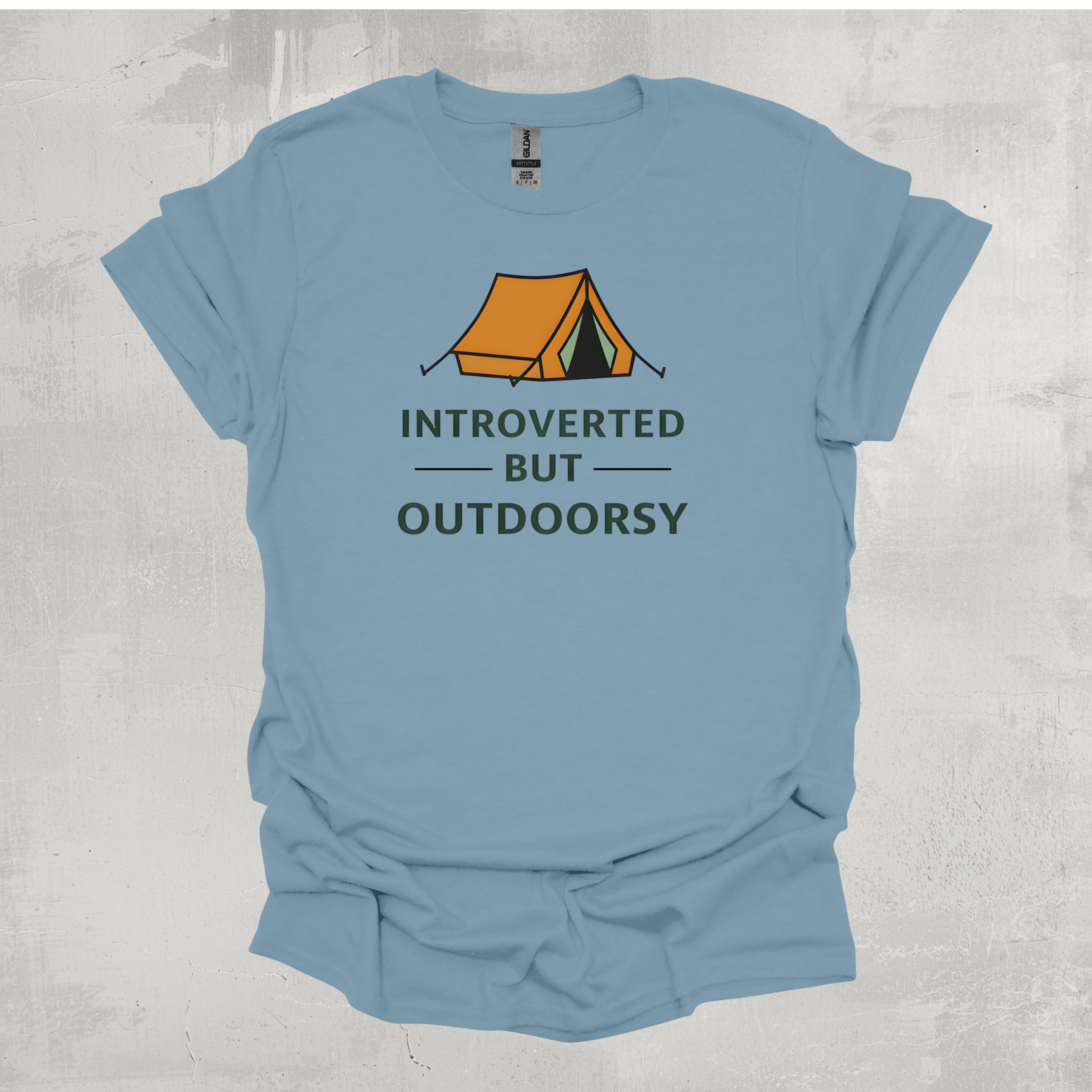 Introverted But Outdoorsy Graphic T-Shirt