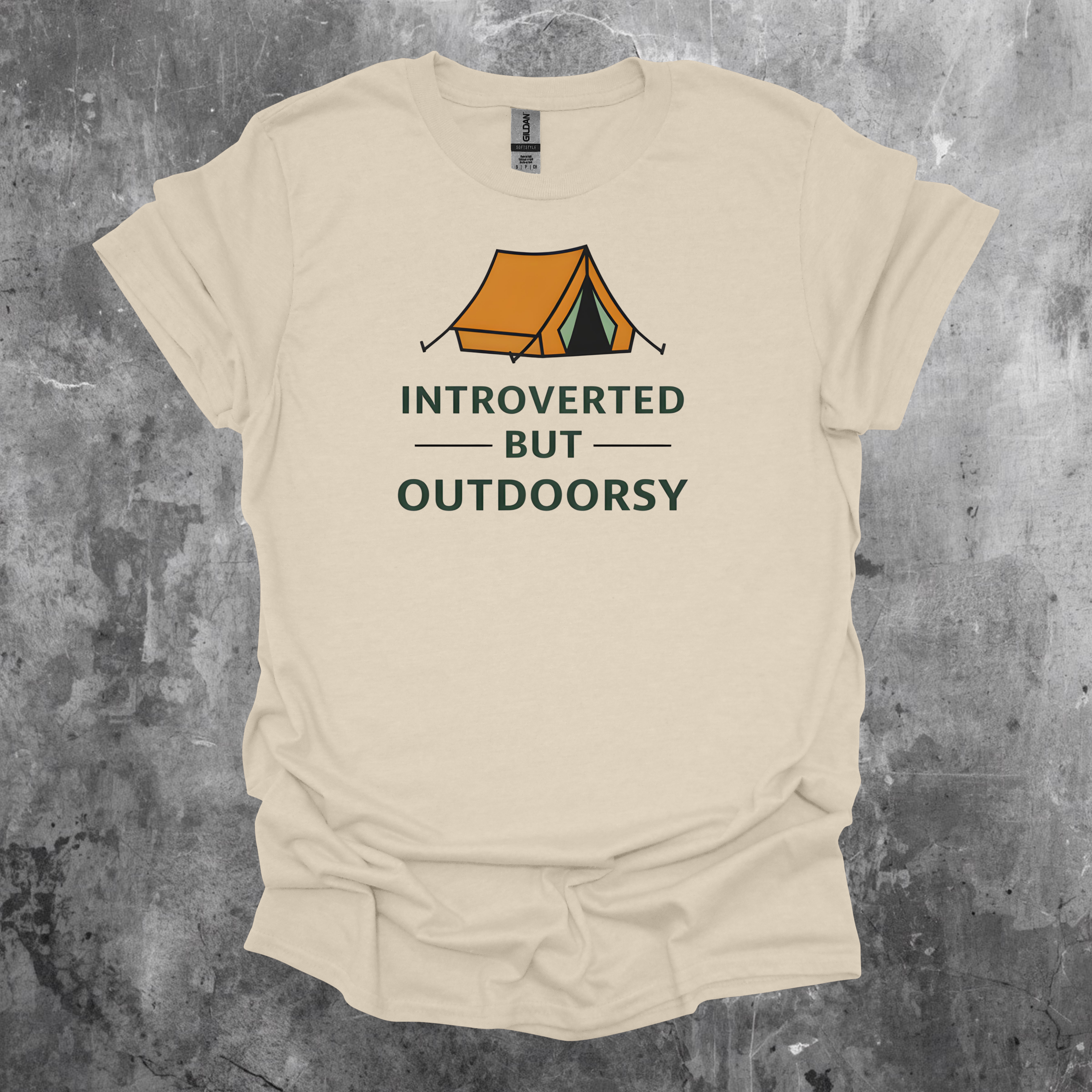 Introverted But Outdoorsy Graphic T-Shirt