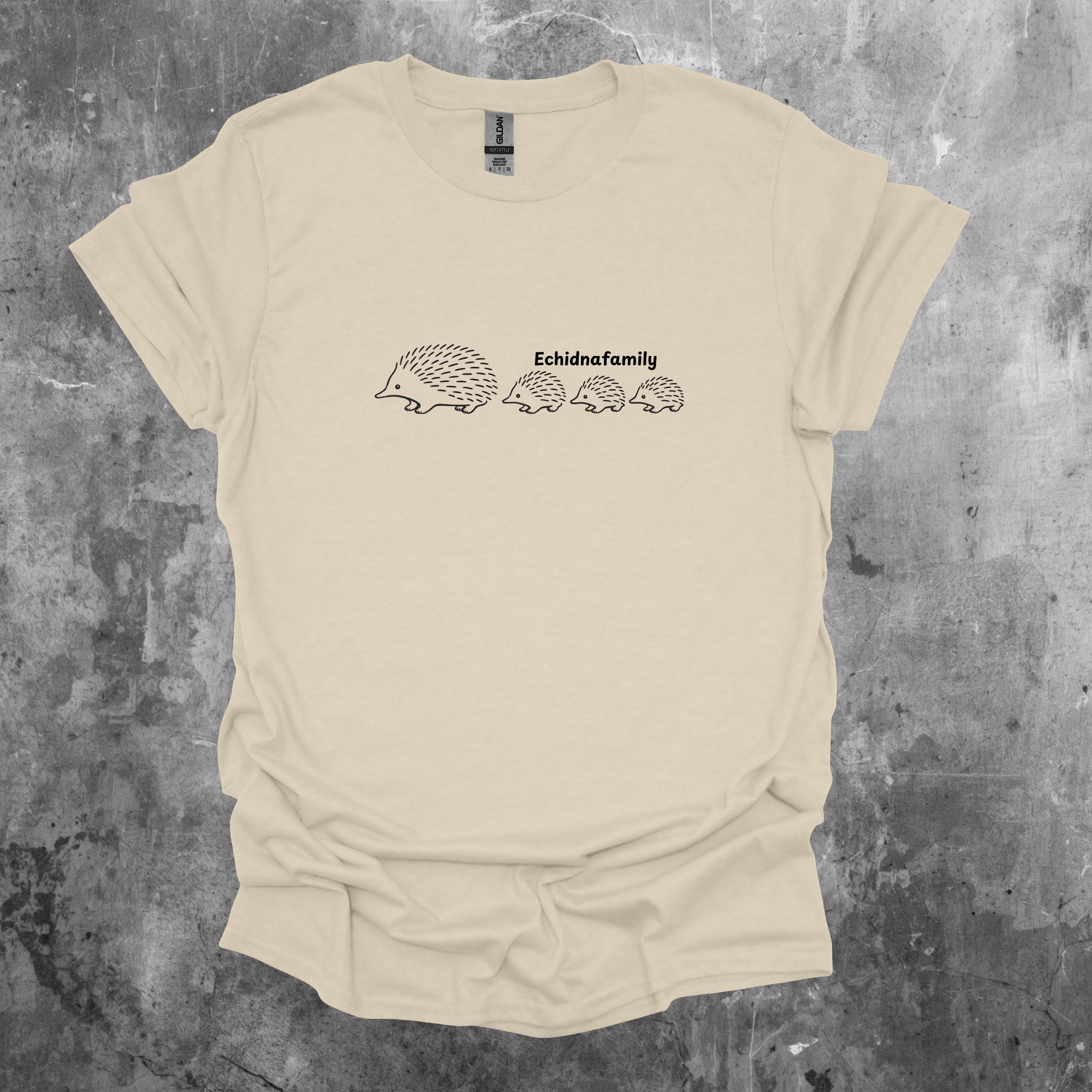 Echidna Family Graphic T-Shirt