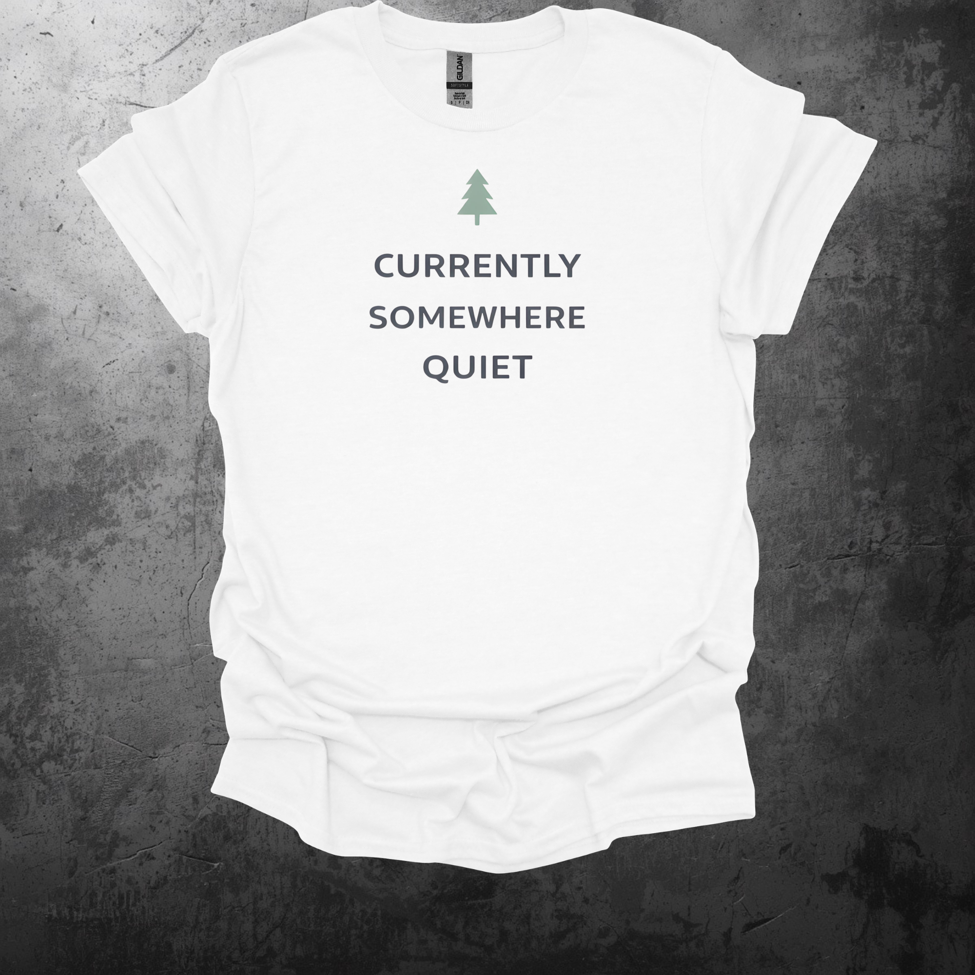 Currently Somewhere Quiet Graphic T-Shirt