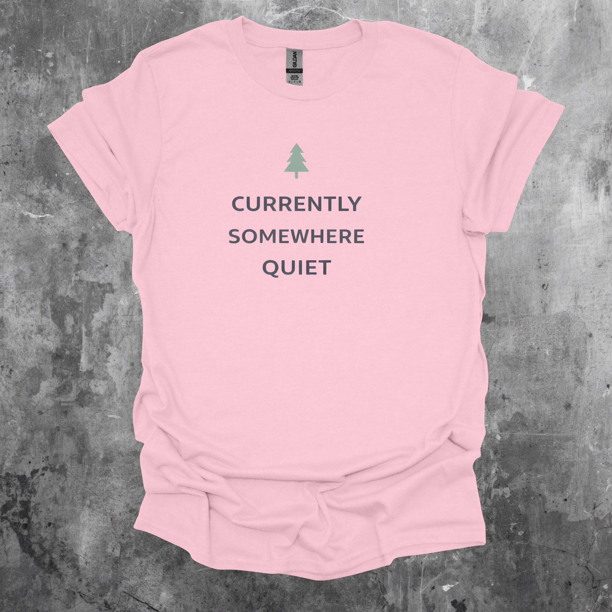 Currently Somewhere Quiet Graphic T-Shirt
