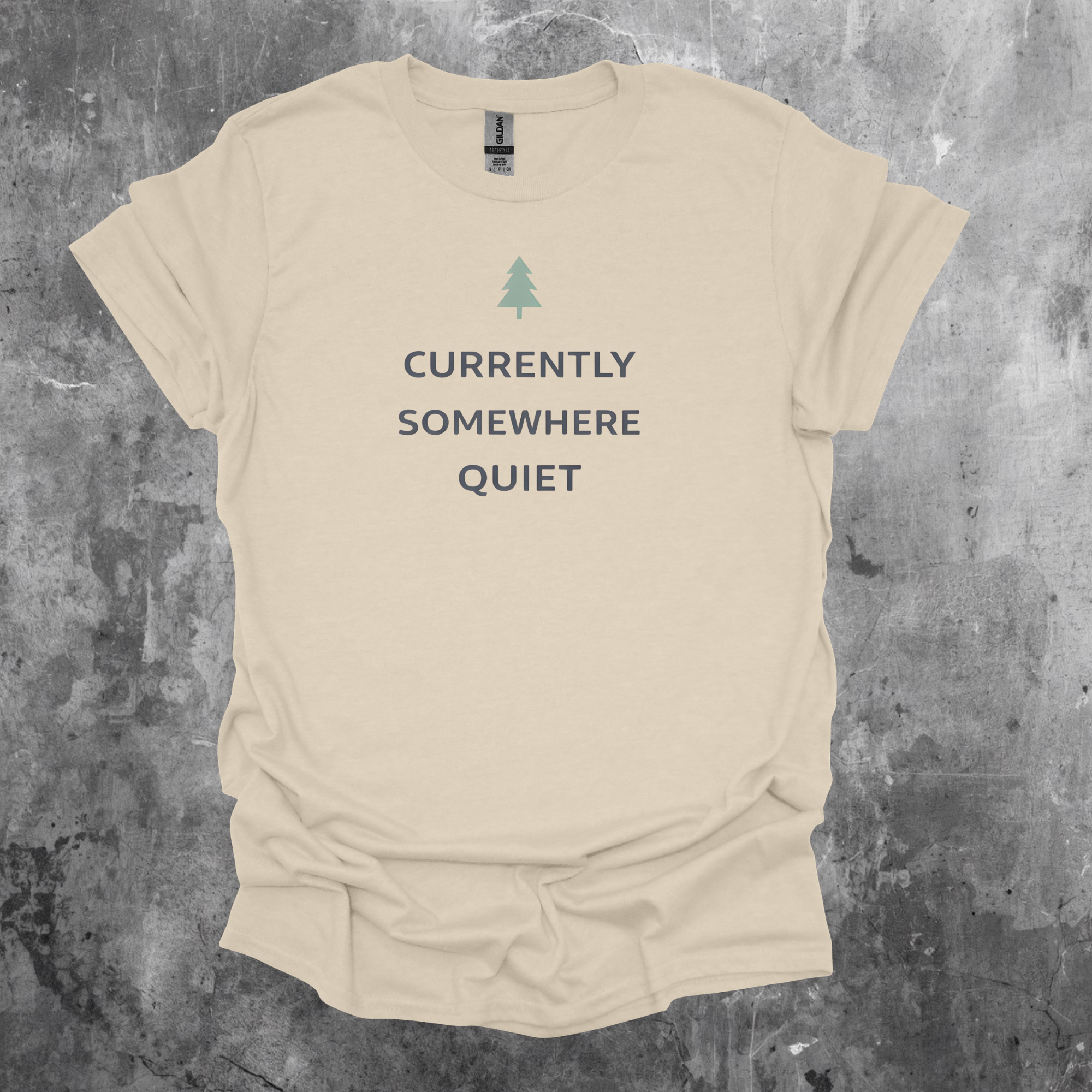 Currently Somewhere Quiet Graphic T-Shirt