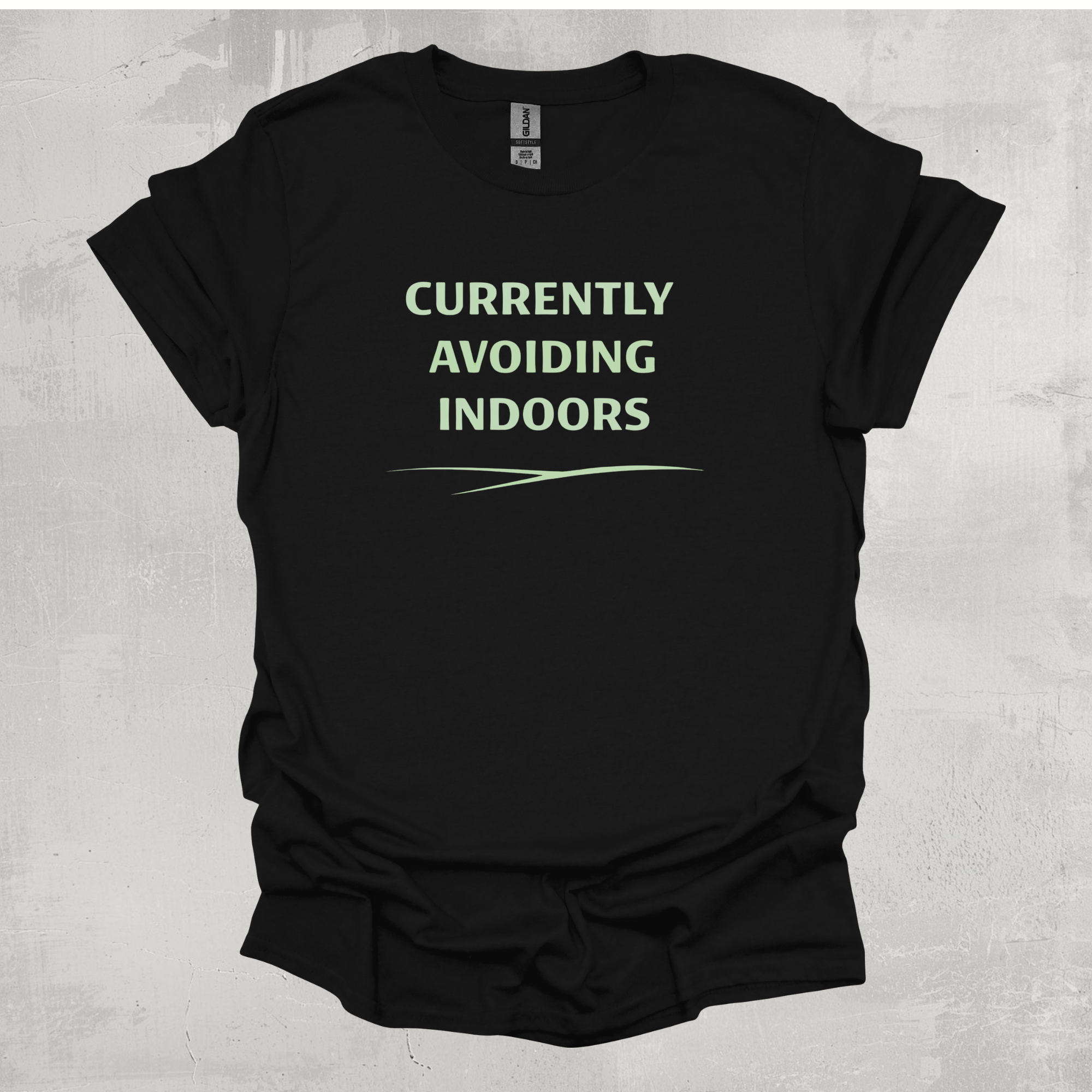 Currently Avoiding Indoors Graphic T-Shirt